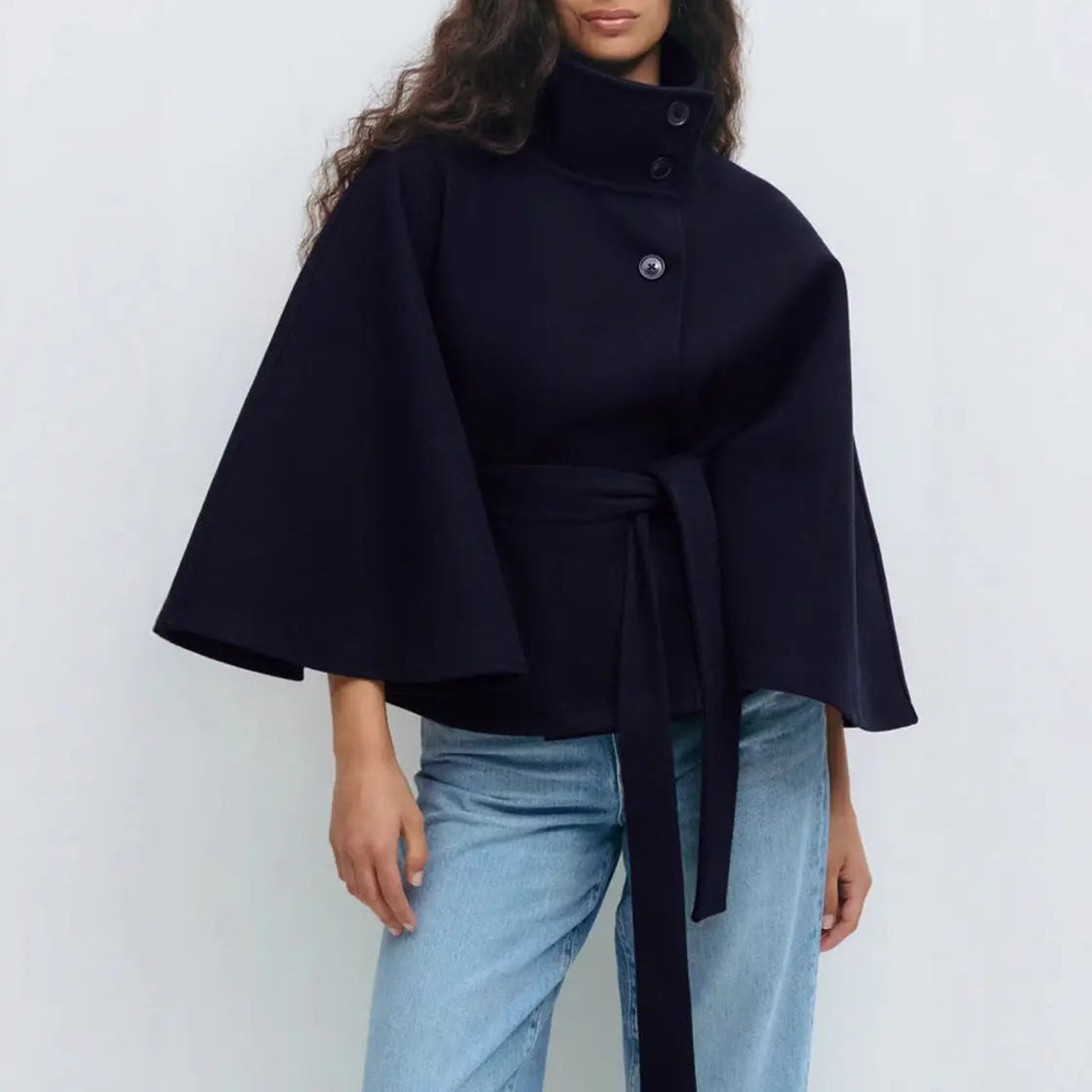 High Neck Buttoned Coat Dream World