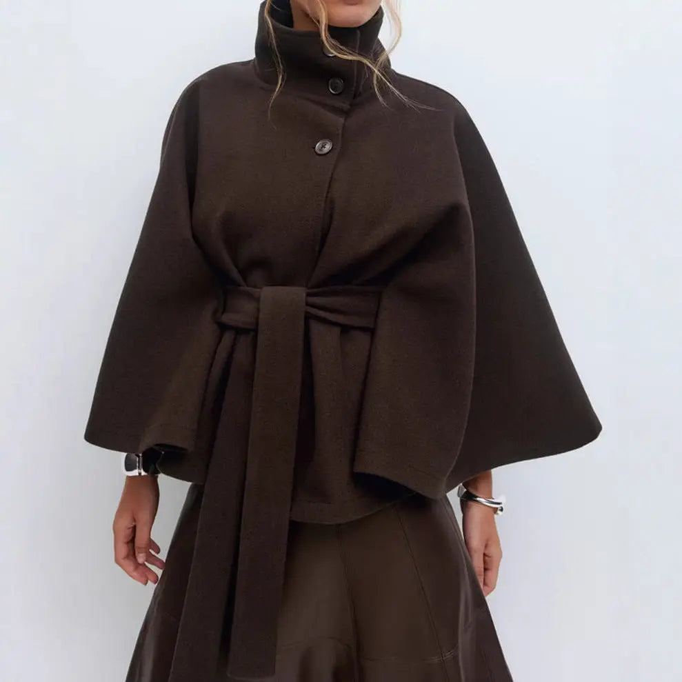 High Neck Buttoned Coat Dream World