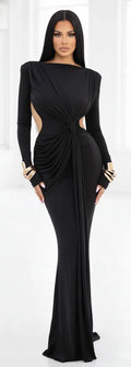 Sexy Backless Slim Long-Sleeve Dress Dream World